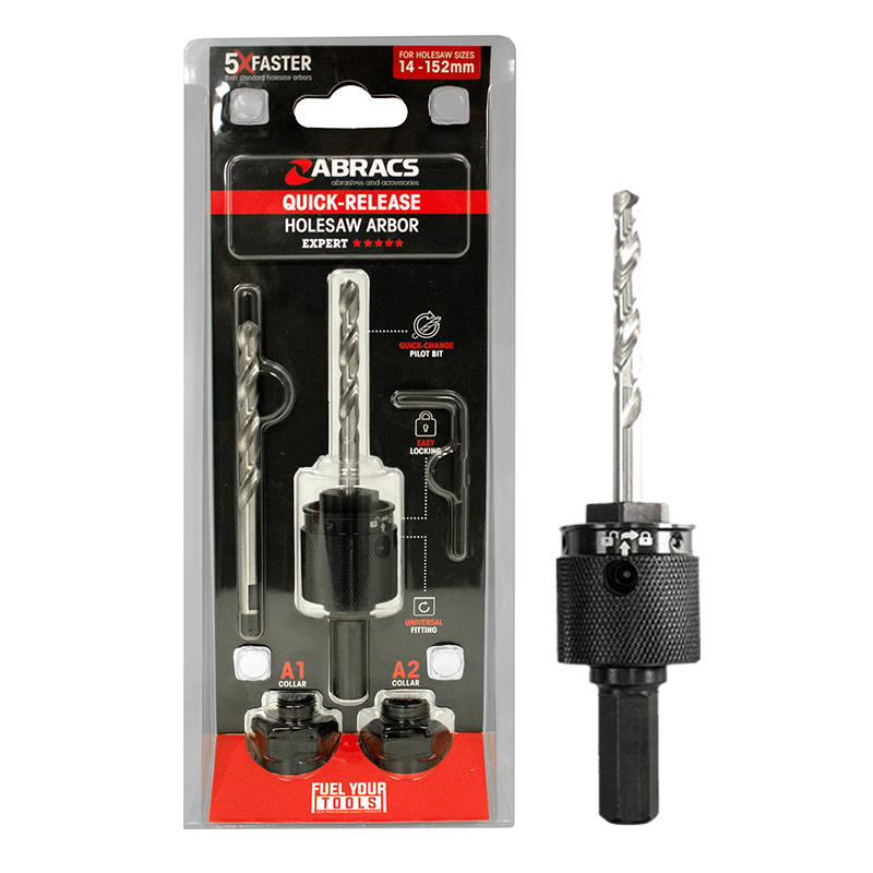 Quick-Release Holesaw Arbor Expert