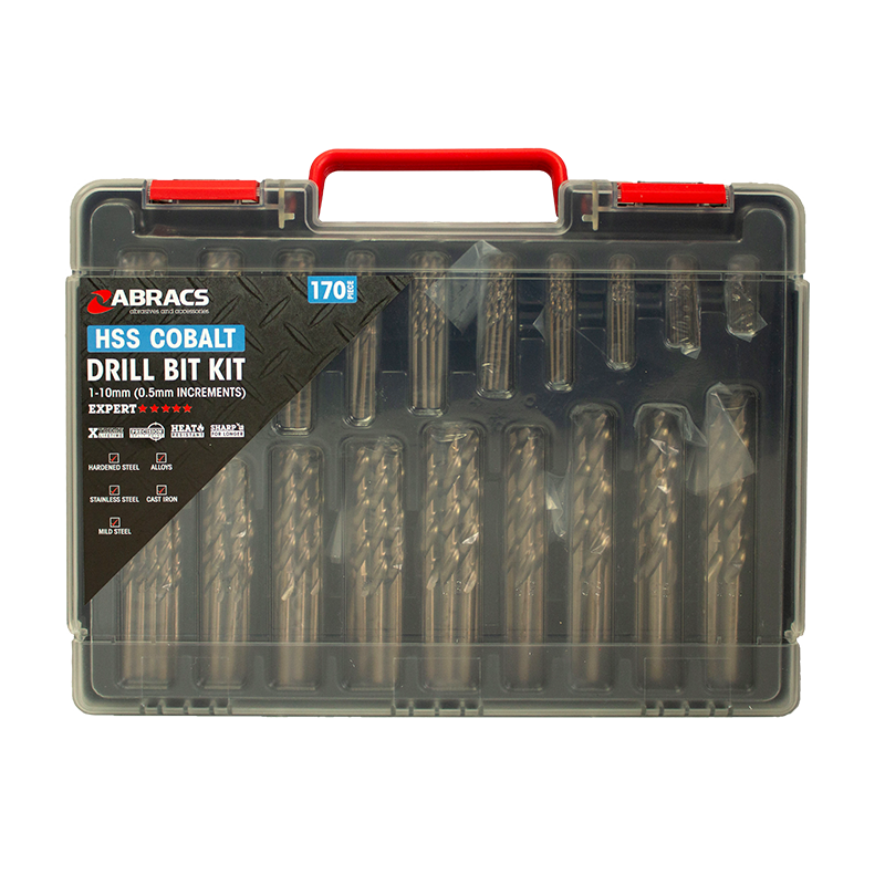 170pc HSS Cobalt Drill Bit Set EXPERT