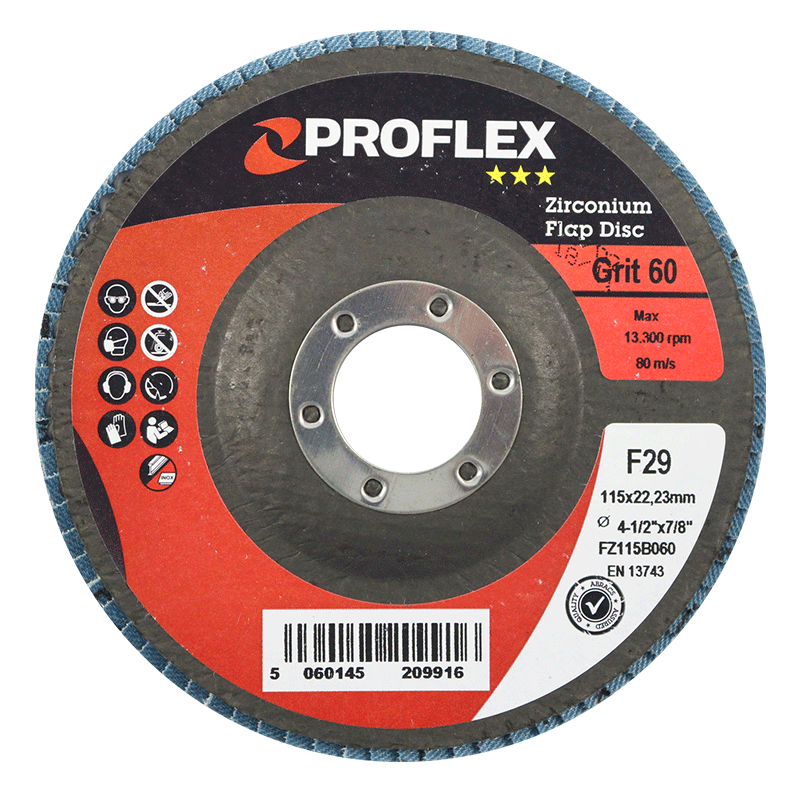 Flap Discs Proflex Zirconium Trade
