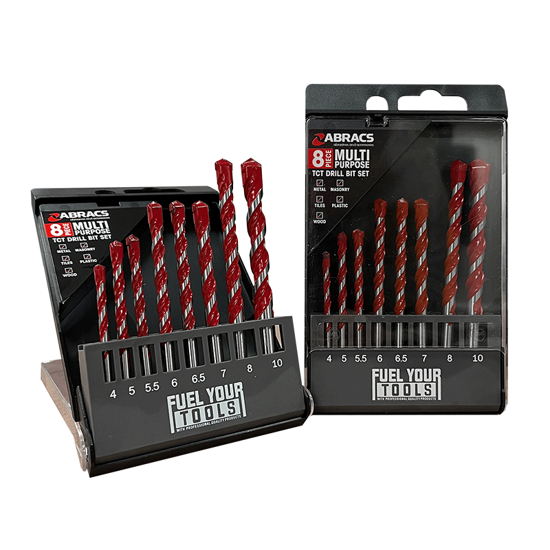 8pc Multi-Purpose Drill Bit Set Expert