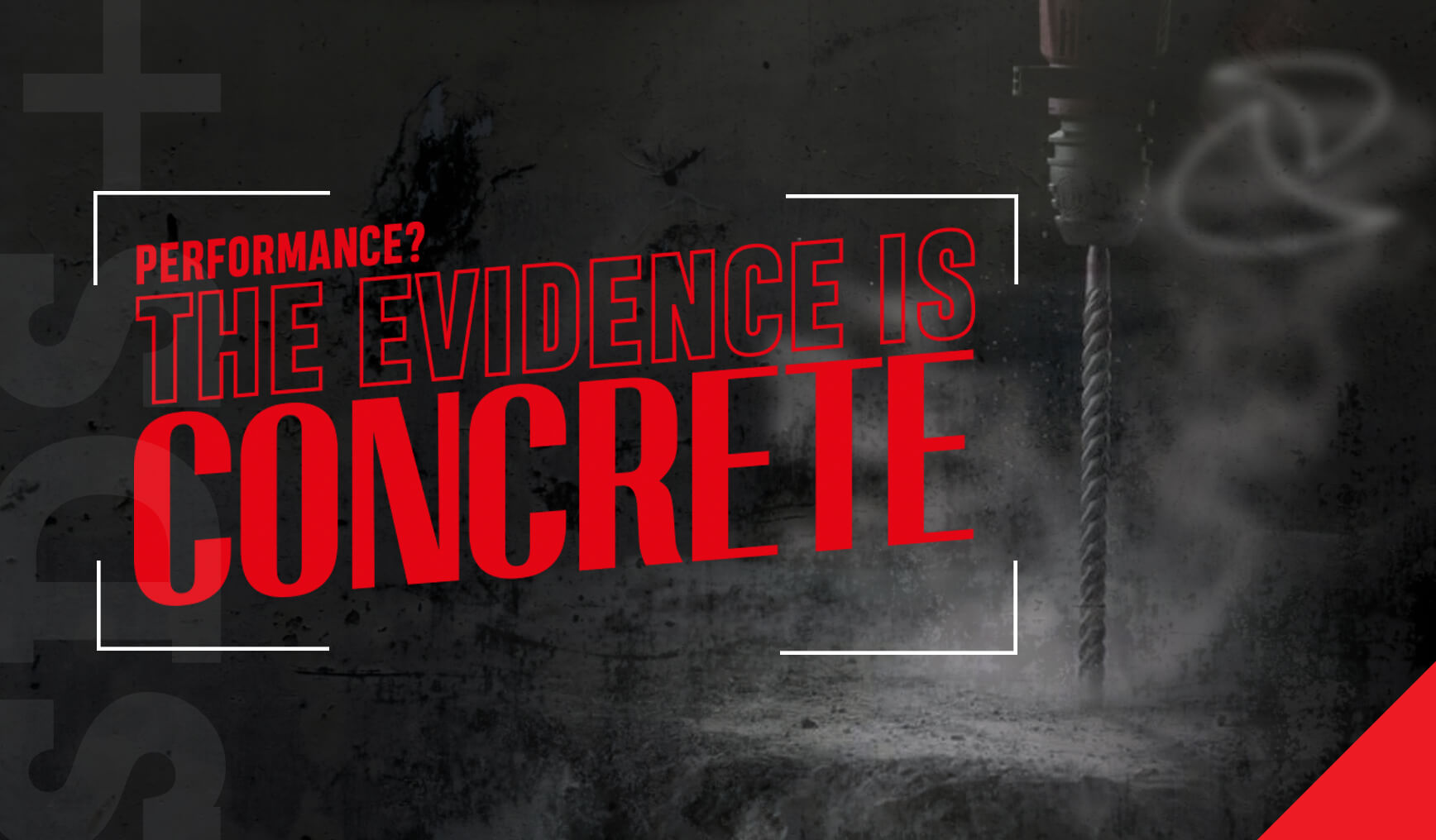 ABRACS EXPERT SDS+ MASONRY DRILL BITS. PERFORMANCE? THE EVIDENCE IS CONCRETE.