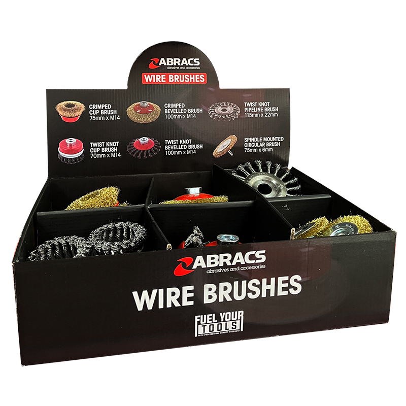 35pc Wire Brush Display 